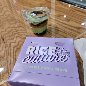 Rice Culture - Wicked Pandan Float & Box of 3 Taiyakis - Desserts Near Me - Chantilly, Virginia Rice Culture - Wicked Pandan Float & Box of 3 Taiyakis - Desserts Near Me - Chantilly, Virginia