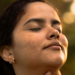 Los Angeles Skin Care - Female Face With Acne Scars