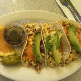 3 Breakfast Tacos Eggs & Bacon 3 Breakfast Tacos Eggs & Bacon