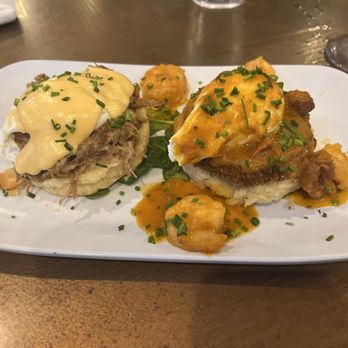 Ruby Slipper Central Business District - Eggs Cochon (pulled pork) - Breakfast & Brunch Near Me - New Orleans, Louisiana Ruby Slipper Central Business District - Eggs Cochon (pulled pork) - Breakfast & Brunch Near Me - New Orleans, Louisiana