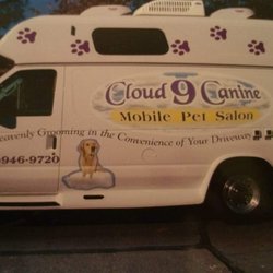 Cloud 9 Canine Moblie Pet Salon - Fully Loaded State of the Art Van ready to groom in your Drive Way!