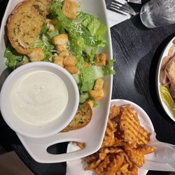 Brewsters Northgate - Caesar salad with ranch and waffle fries
