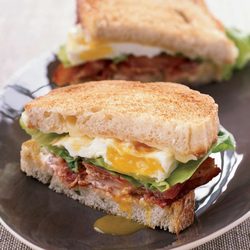 Harvest Cafe and Bakery - Breakfast BLT on Sourdough toast