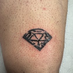 Diamond from Foster the People's guitar pick, done by Dave
