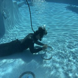 Just Pools and Spas Service and Repair - Leak detection in progress