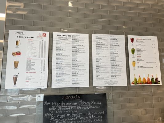 Menu photo 8 Jane's Cafe San Diego, CA Menu photo 8 Jane's Cafe San Diego, CA