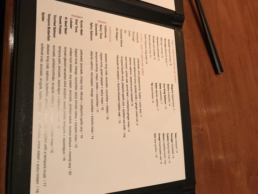 Menu photo 7 Ki Modern Japanese + Bar Toronto, ON Menu photo 7 Ki Modern Japanese + Bar Toronto, ON