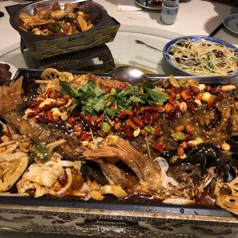 Earl Spicy - Grilled fish with some add-ones. - Szechuan Near Me - Millbrae, California