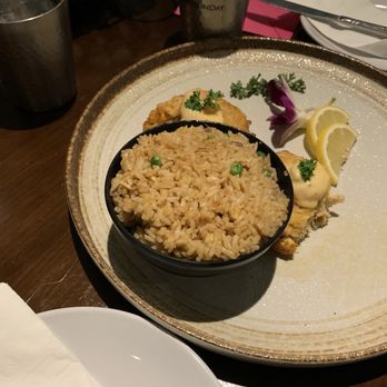 Blue Sunday Bar & Grill - MINI CRAB CAKES SIDE FRIED RICE - Asian Fusion Near Me - Bensalem, Pennsylvania Blue Sunday Bar & Grill - MINI CRAB CAKES SIDE FRIED RICE - Asian Fusion Near Me - Bensalem, Pennsylvania