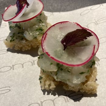 Commis - Raw scallop - New American Near Me - Oakland, California Commis - Raw scallop - New American Near Me - Oakland, California
