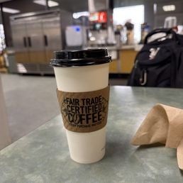 Morning coffee before going to work. Morning coffee before going to work.