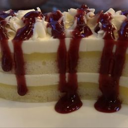 Limoncello cake is light and lemony.