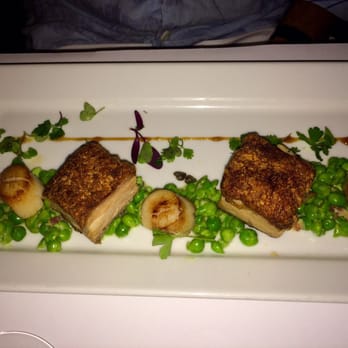 Vine Caffe Restaurant Bar - Pork belly with scallops - Italian Near Me - New Farm, QLD Vine Caffe Restaurant Bar - Pork belly with scallops - Italian Near Me - New Farm, QLD