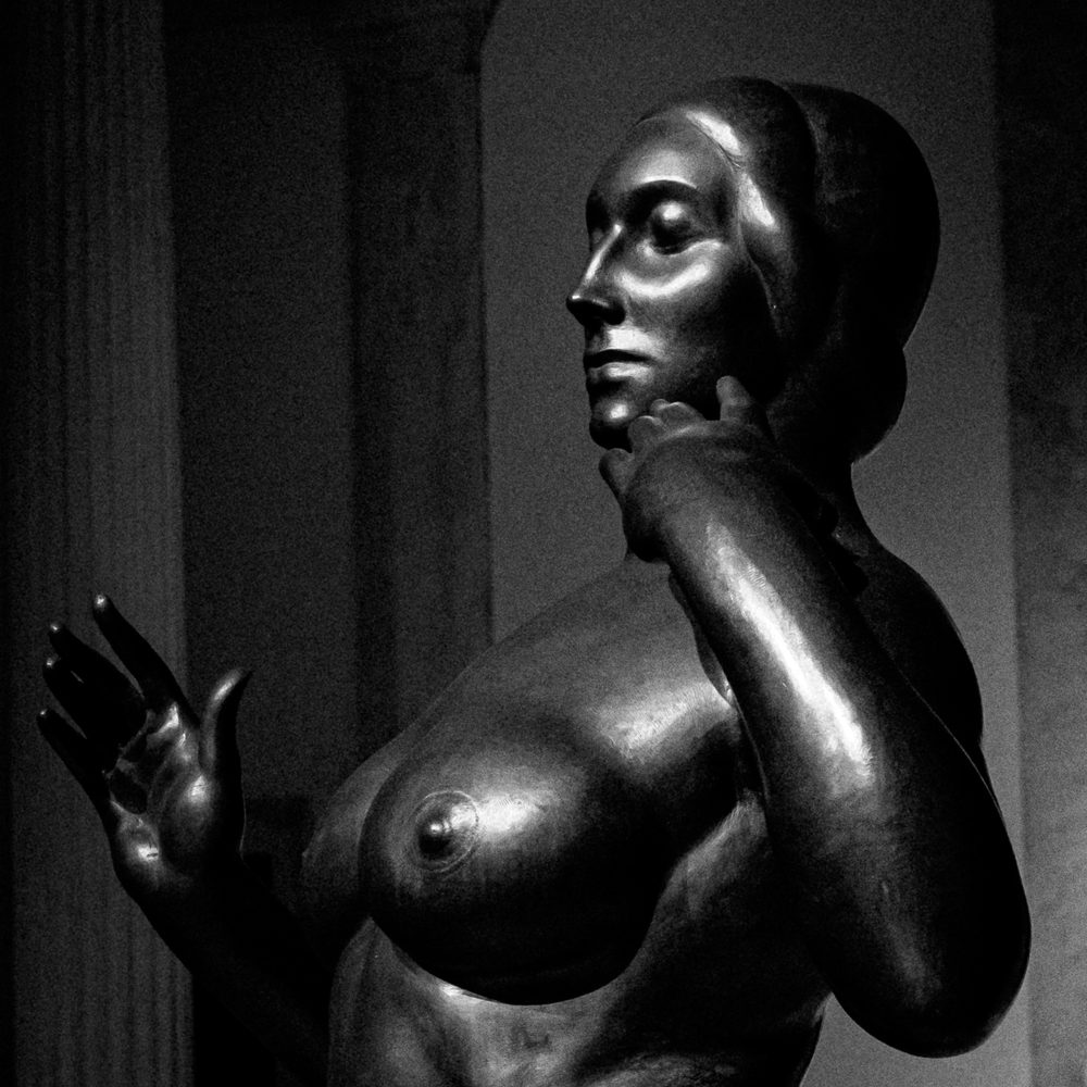 Buffalo AKG Art Museum - Gaston Lachaise; Standing Woman (Elevation); 1912-18, this cast 1927; bronze - Art Galleries Near Me - Buffalo, New York