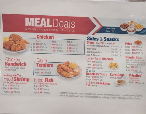 Menu photo 2 Krispy Krunchy Chicken Hiram, GA Menu photo 2 Krispy Krunchy Chicken Hiram, GA