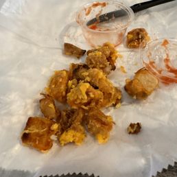 Rock hard dry potatoes