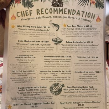 The Sister Restaurant & Cafe - Chef recommendation - Thai Near Me - Honolulu, Hawaii The Sister Restaurant & Cafe - Chef recommendation - Thai Near Me - Honolulu, Hawaii