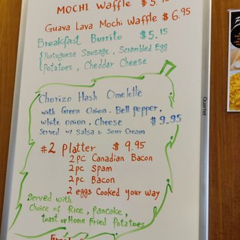 Koa Pancake House - Specials of the day - Breakfast & Brunch Near Me - Honolulu, Hawaii