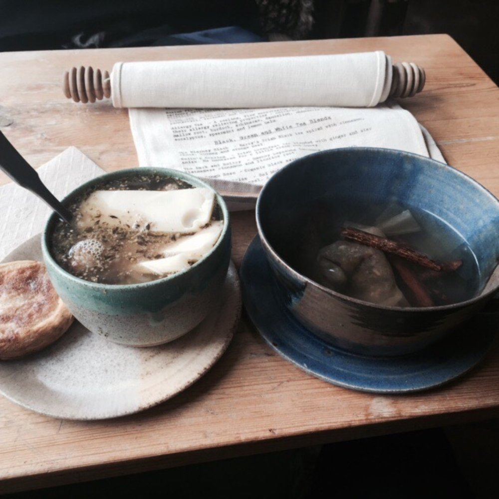 Rosemary Crumpet and Sniffle Tea, so good! Rosemary Crumpet and Sniffle Tea, so good!