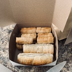 The Village Bake Shop - Sausage Roll + Beef Rolls