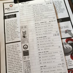 Pot Sticker Dumpling Bar - Menu.