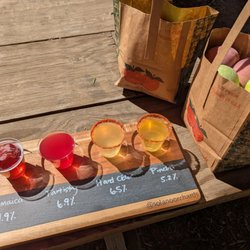 Casa Solano Orchards - A flight with our apple haul