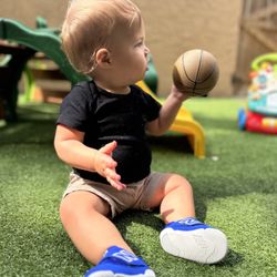 New Horizons Country Day School - My son in the toddlers playground