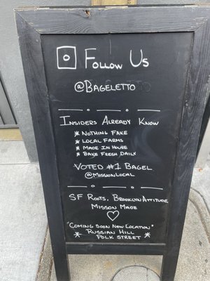 Menu photo 4 Bageletto San Francisco, CA