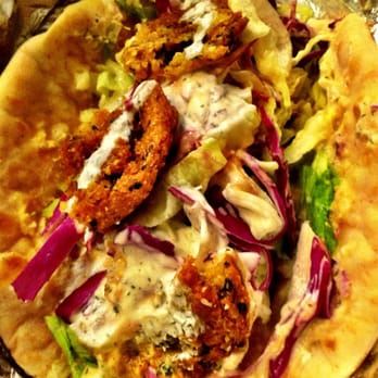 Extreme Hummus - Falafel Gyro (No Tomato or Onion) - Mediterranean Near Me - Citrus Heights, California Extreme Hummus - Falafel Gyro (No Tomato or Onion) - Mediterranean Near Me - Citrus Heights, California
