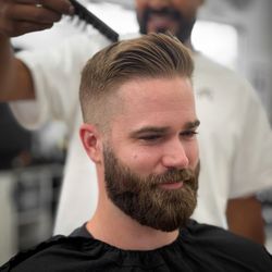 Haircut and beard