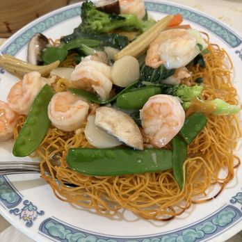 Hang Ah Dim Sum - . Hong Kong Styled Pan-Fried Noodle shrimp - Dim Sum Near Me - Santa Rosa, California