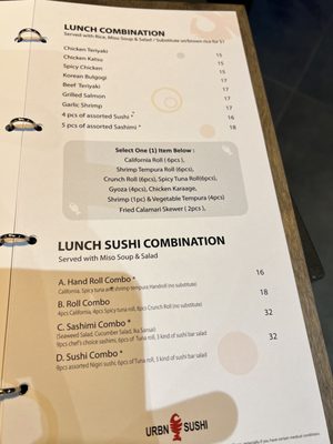 Menu photo 6 URBN Sushi San Diego, CA
