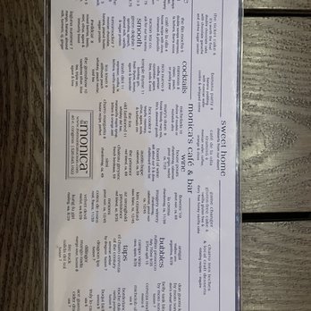 The Monica - Drink and dessert menu - Breakfast & Brunch Near Me - Tucson, Arizona The Monica - Drink and dessert menu - Breakfast & Brunch Near Me - Tucson, Arizona