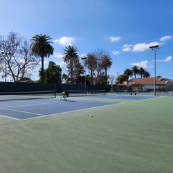 Harvard Recreation Center - Tennis courts that are set to be renovated soon.