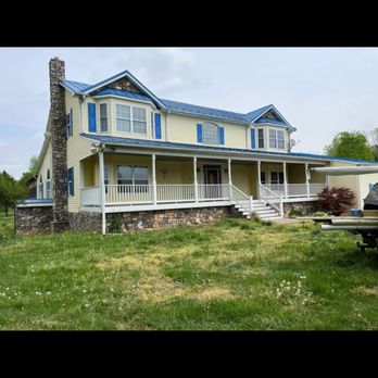 Threadgills Professional Roofing - Blue Standing Seam Metal Roof - Roofing Near Me - Charles Town, West Virginia Threadgills Professional Roofing - Blue Standing Seam Metal Roof - Roofing Near Me - Charles Town, West Virginia