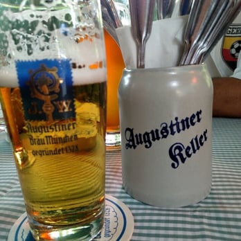 Augustiner-Keller - The Edelstoff helles. First bier in Germany of this trip. - Bavarian Near Me - Munich, BY Augustiner-Keller - The Edelstoff helles. First bier in Germany of this trip. - Bavarian Near Me - Munich, BY