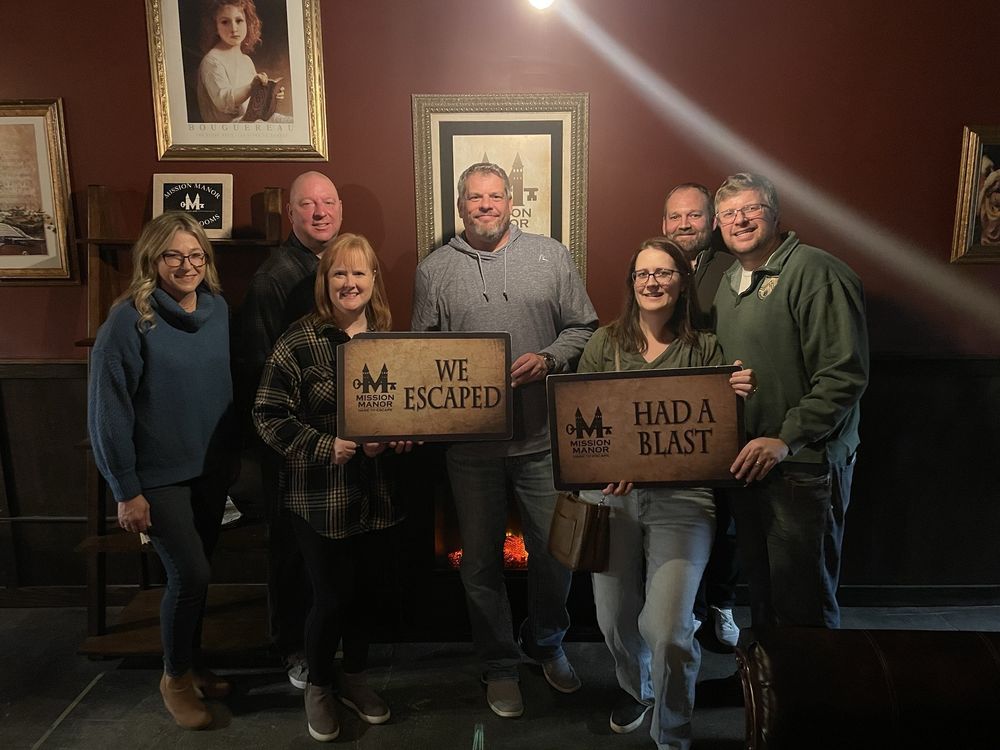 Social spots from Mission Manor Escape Rooms