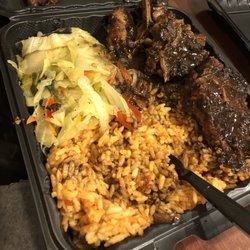 Flavors of Jamaica - Oxtail plate. Sorry I ate a few before taking this picture. Great flavor