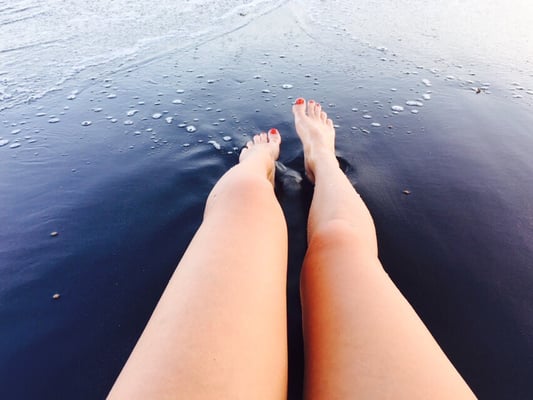 Black Sand Beach by null