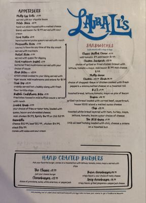 Menu photo 1 LauraLi's Virginia Beach, VA