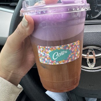 Contra Coffee & Tea - Ate ube - Coffee & Tea Near Me - Orange, California