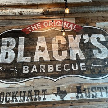 Black's Barbecue Austin - Signage - Barbeque Near Me - Austin, Texas