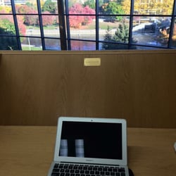 University of Michigan - Flint - Study Carrel View, Thompson Library.