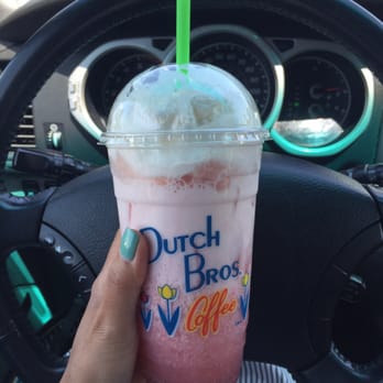Dutch Bros Coffee - Pomegranate Italian soda with creme - Coffee & Tea Near Me - Fairfield, California Dutch Bros Coffee - Pomegranate Italian soda with creme - Coffee & Tea Near Me - Fairfield, California