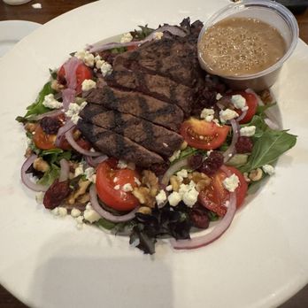 TJ'S At The Old Forge - steak salad - Steakhouses Near Me - Bandera, Texas TJ'S At The Old Forge - steak salad - Steakhouses Near Me - Bandera, Texas