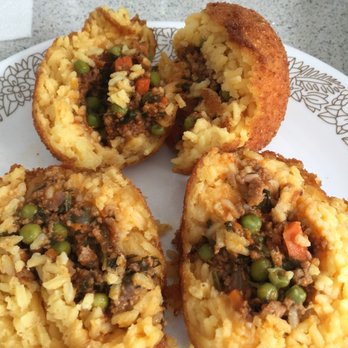 Tasty Pastry Shoppe - Delicious rice ball with meat and peas! - Bakeries Near Me - Brooklyn, New York Tasty Pastry Shoppe - Delicious rice ball with meat and peas! - Bakeries Near Me - Brooklyn, New York