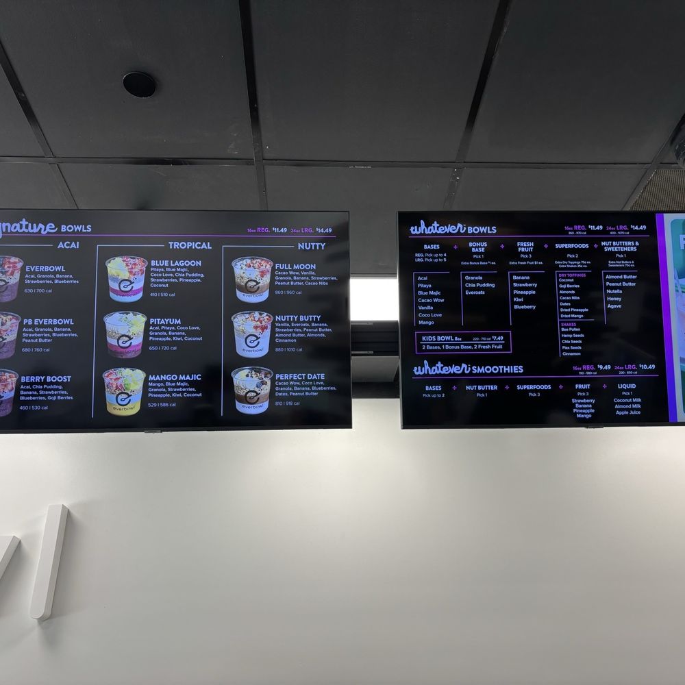 Everbowl - Menu - Acai Bowls Near Me - Montgomery, Alabama