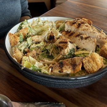 Fraser's Tavern - Caesar Salad with grilled chicken. Chicken was nicely done, but the dressing was thick and needed more lemon. - American Near Me - Hilton Head Island, South Carolina Fraser's Tavern - Caesar Salad with grilled chicken. Chicken was nicely done, but the dressing was thick and needed more lemon. - American Near Me - Hilton Head Island, South Carolina