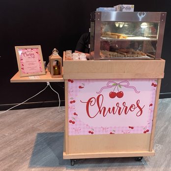 Churros Y Mas - The churro cart setup! - Caterers Near Me Churros Y Mas - The churro cart setup! - Caterers Near Me