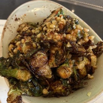 Herringbone Waikiki - Brussels sprouts with mac nuts - Seafood Near Me - Honolulu, Hawaii